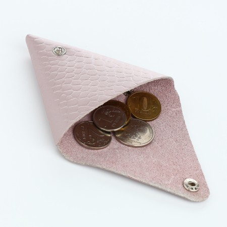 Monetnik on the button, textura, pink color-2