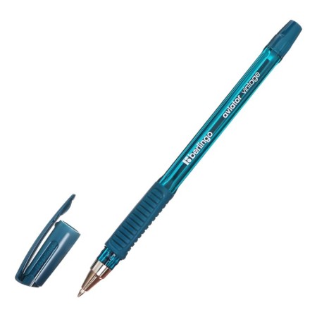 Ballpoint handle Berlingo "Aviator Vintage" Blue, 0.7mm, flu, Mix case-6