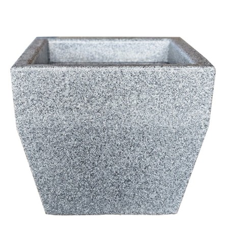 Kashpo for flowers "Quadro" 40x40x34 cm, 36 l, color gray granite
