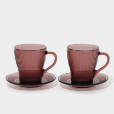 Tea set of glass 
