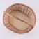 Basket "New", bottom: 34 × 24 cm, top: 43 × 37 cm, h = 14/19/41 cm, manual weaving, veneer, lobe