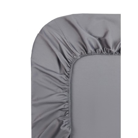 Marmaris sheet, size 160x200x30 cm, gray color-1