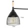 Svetogor Luke "Way" 3x60W E27 Black 59.5x59.5x38.5cm