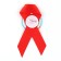 The icon with a ribbon for graduation "Graduate of primary grades", d = 4.5 cm