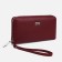 Women's wallet with lightning, burgundy color