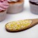 Sprinking confectionery with a soft center "Beads" color "yellow, silver", 50 g