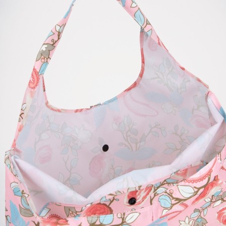 Permanent bag on the button, pink color-2