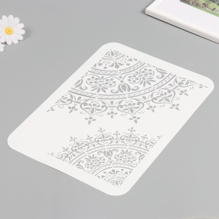 Plastic stencil "Mandala Bolshoi", 22x31 cm-1