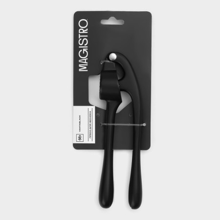 Magistro Vantablack garlic press, 16.5 × 4.5 cm, black color-8