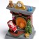 LED figure "fireplace" 13 × 9 × 6 cm, polystone, AAAX2 batteries (not in the kit), glow warm white