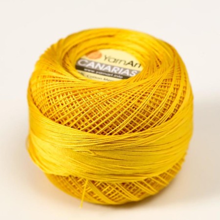 The yarn "Canarias" is 100% Merceris. cotton 203m/20g (6347)-1
