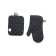Kitchen CHEF: take, mittens, towel 38x63 cm, black color black