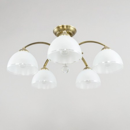 Cutilux Cutilux chandelier “Francesca” CL417153 58x58x26 cm, 5x75W, E27, brown color-9