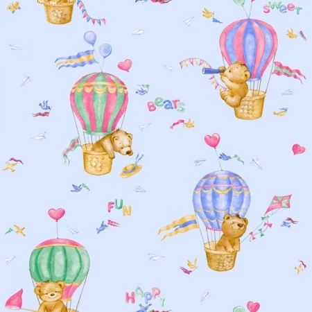 Paper "bears" C14-752F-01, 0.53x10.05m-4