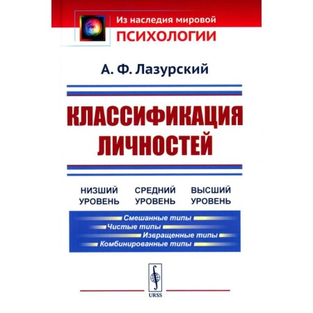 Classification of personalities. Lazursky A.F.