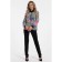 Female shirt, size 46, white, black color