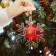 Harvesting - Snowflake suspension with a protective film, set 2 pcs., Size 1 pc. - 7 × 8 cm