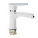 Accoona A96111G shell mixer, single -leaf, with nut, silumin, white/chrome