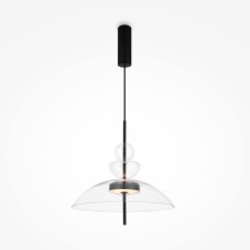 Светильник подвесной Maytoni MOD185PL-L6B3K3, LED, 12 Вт, 400х400х3580 мм, 1200 Лм, 3000К, чёрный