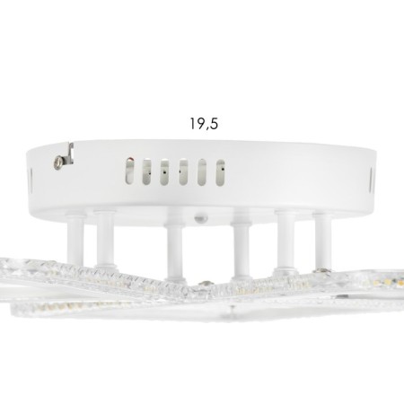 The chandelier is LED DIM. Losanga du 3 dir. , 72W white Ø71.5x7.5cm Ritter-8