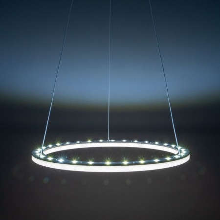 Suspended Citilux “Electron” CL710B64S, 65x65x40 cm, 1x64W, LED, white color-10