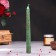 Magic candle "on health" with grass, green, 20cm