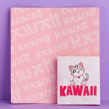 Postcard with a place for chocolate "Kawai"-3
