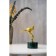 Figurine "bird" marble brass 16 x 8 x 24 cm