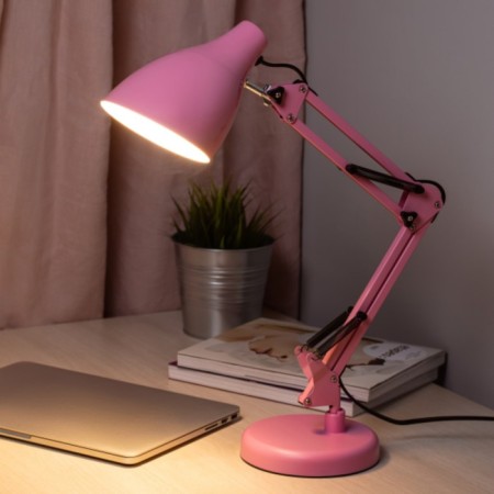 E27 desktop lamp, with the base pink-8