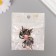 Decor for creativity metal, enamel "Black cat with candy" Black-pink 2.4x3.1 cm