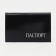 Cover for passport, black color
