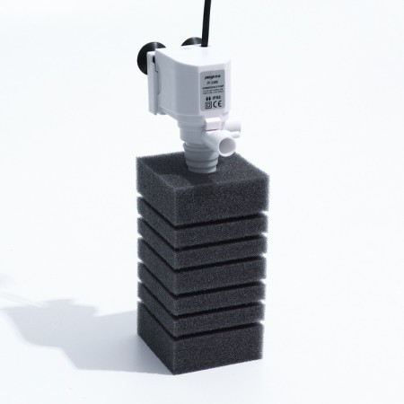 Rectangular sponge for the turbo filter No. 9, 8 x 8 x 16 cm, gray-4