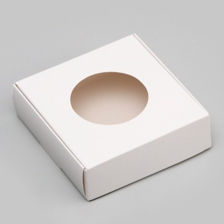 Self -charged box, white, 10 x 10 x 3 cm-1