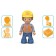 Toddys by Siku Luke and Lodi machine, with a figure