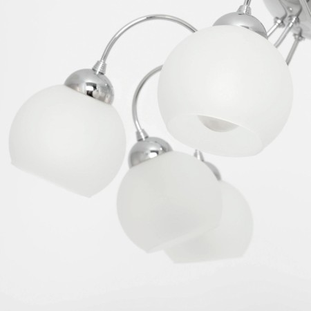 Ceiling chandelier Citilux "Luciana" CL147191, 66x66x25 cm, 9x60W, E14, Gray color-7