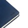 The diary is low, A5 160 sheets, leatherette, DEVENTE. Klint, a solid cover with foam rubber, pocket, lies, block 70, blue