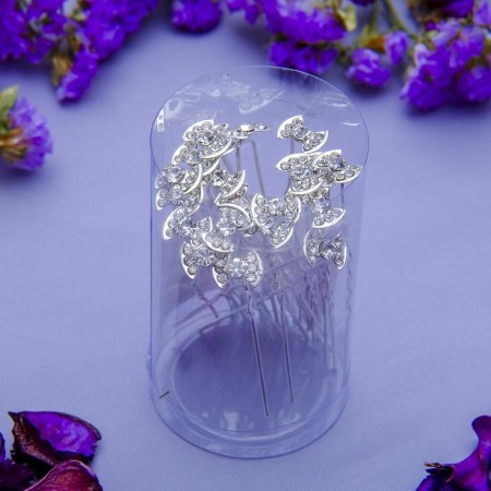 Hair hairpin "bow" carved-1