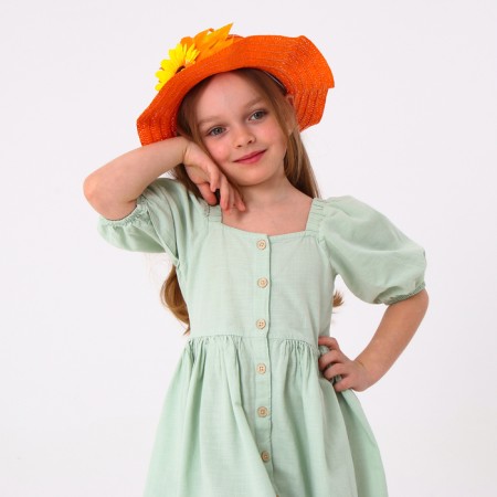 Carnival hat "Autumn bouquet", orange, p. 52–54 cm-4