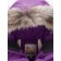 Winter park for a girl, height 146 cm, purple color