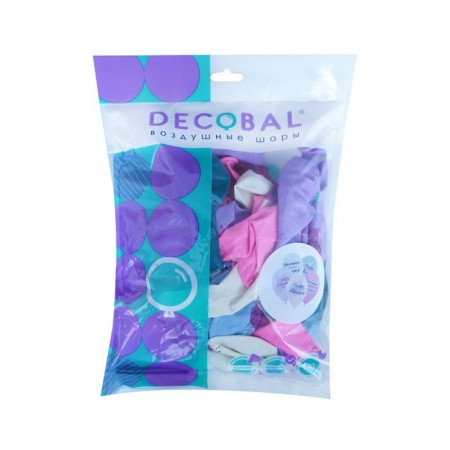 Shar Latex 12 “Dreams should come true”, pastel, set of 50 pcs., Mix-1
