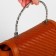 Handle for the bag "Refteeled frame", metal, for a puncture, 13 × 9 cm, silver color