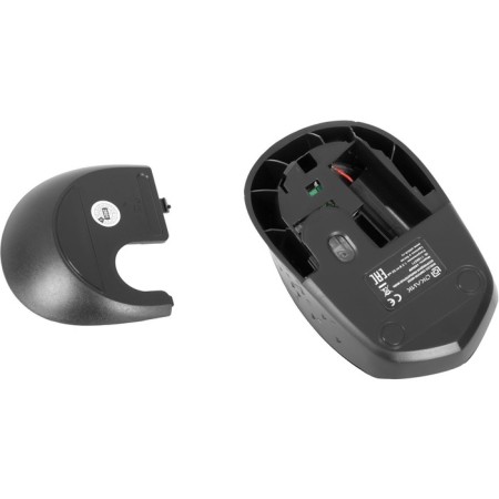 Mouse call 488MW Black/Gray optical (1600DPI) Wireless USB for a laptop (4but)-8