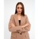 Jacket female single -breasted mist size 50, beige color