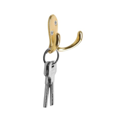 Hook furniture tundra TKD026, two -rod, gold-1