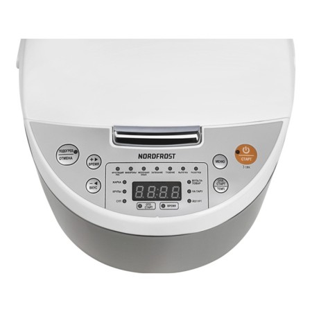 NordFrost MC 550 WX, 860 W, 5 l, 13 programs, Teflon, white-silverye-2