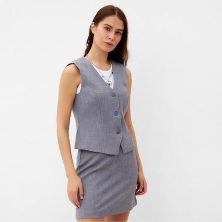 Women's vest mist, r.44, gray-9