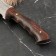 Caucasian knife, tourist "Caspian" with scabbard, steel - 40x13, handle - nut, 13.5 cm