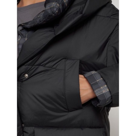 Winter jacket female, size 50, black color-14