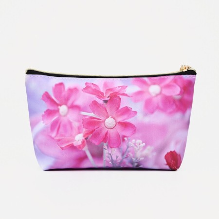 Lightning cosmetic bag, white/pink/lilac color-1