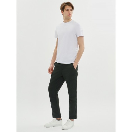 Sports male trousers, size 56, dark green color-1